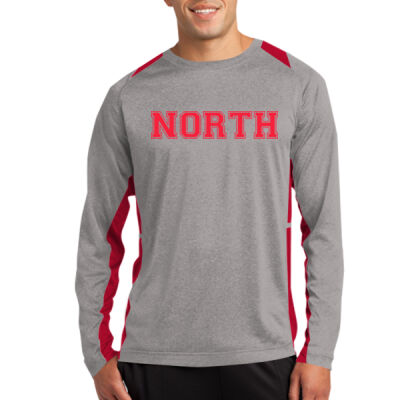 NAHS - Long Sleeve Heather Colorblock Contender ™ Tee Thumbnail