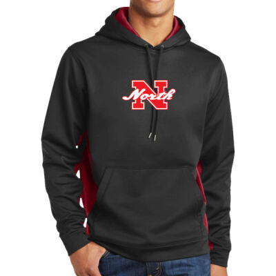 NAHS - Sport Wick ® CamoHex Fleece Colorblock Hooded Pullover Thumbnail