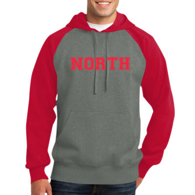 NAHS - Raglan Colorblock Pullover Hooded Sweatshirt Thumbnail