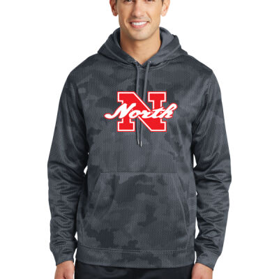 NAHS - Sport Wick ® CamoHex Fleece Hooded Pullover Thumbnail