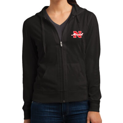 NAHS - Women's Fitted Jersey Full Zip Hoodie Thumbnail